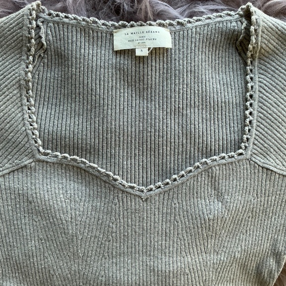 Sezane Maha Jumper Sandstone - Size S - Picture 2 of 4